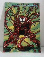 1993 Marvel Masterpieces CARNAGE Collector Trading Card 19 EXCELLENT SHAPE GG123 picture