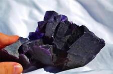 ELMWOOD FLUORITE Ultra RARE Purple Calcite Carthage Closed-Mine LARGE 5.4