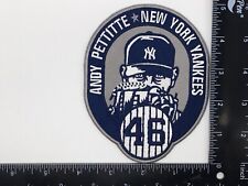 2015 MLB New York Yankees Andy Pettitte #46 Retirement Jersey Sleeve Patch  picture