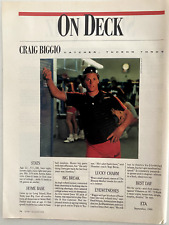 Craig Biggio Catcher, Tucson Toros Vintage 1988 Magazine Article picture