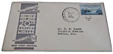 SEPTEMBER 1948 NEW YORK CENTRAL NYC NEW 20th CENTURY LIMITED ENVELOPE CACHE K picture