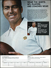 1972 Bart Starr Green Bay Packers NFL Logo 7 Shirts retro photo print ad S11 picture