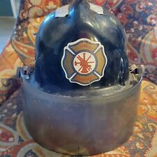 Cairns and Bro. Black  Fire Helmet Firefighter Helmet with Face Shield picture