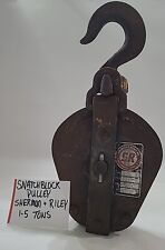 Snatchblock Pulley SWL 1-5 T tons Sherman and Riley Inc. Chattanooga Tennesse picture