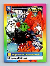 Digimon Animated Series 1 - EXCLUSIVE Digivolve Champions 3 of 34- Upper Deck picture