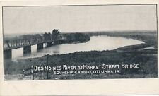 OTTUMWA IA – Des Moines River at Market Street Bridge – udb (pre 1908) picture