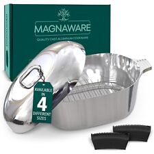 MAGNAWARE Quality Cast Aluminum Oval Dutch Oven - Lightweight Cajun Cookware picture