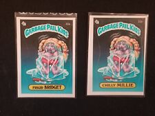 1985 Topps Garbage Pail Kids Frigid Bridget 32aCHILLY MILLIE32b Sticker Cards... picture