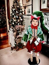 Katherine's Collection Elf Snap Doll 24” Gingerbread Collection New  picture