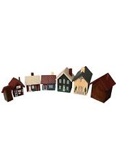 Vintage 1990 Cape Craftsman Country Village by Artist Rose Kennedy 7 Piece Set picture