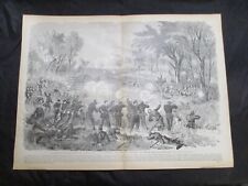 1885 Civil War Print - Battle of Chancellorsville, May 3, 1863, Lee vs Hooker picture