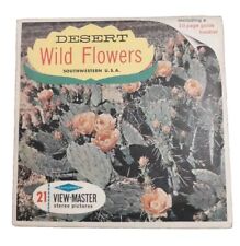 B629 Desert Wild Flowers Southwestern USA VIEW-MASTER 3 reels Vintage packet picture