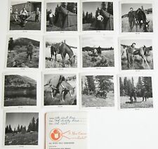 Vtg Snapshot Photos Elk Hunting Trip CO Mt Baldy 1950s B&W Photographs 1958 picture