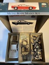 Open Box Vintage Testors Burago Ferrari GTO Metal Body Model Kit 1/24 Scale #152 picture