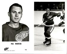PF17 Original Photo PAUL HENDERSON 1968-69 DETROIT RED WINGS HOCKEY LEFT WING picture