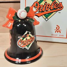 Baltimore Orioles Christmas Bell Ornament Danbury Mint 2005 MLB New in Box Mint picture