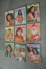 9 Pc Vintage 'Eve's Weekly' Different Colorful Litho Magazines , Collectible picture