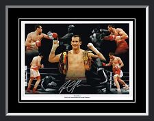  David Price Signed And Framed Boxing Montage. picture