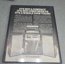 1978 Sony Go Together Component System Stereo Hi-Fi Vintage Ad  Framed 8.5x11  picture