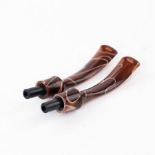 Bent Curved Pipe Stem Replacement Mouthpiece Fit 3mm Filters For Tobacco Pipes picture