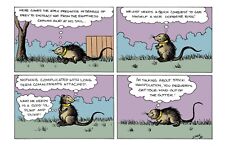 Original comic strip art - G.O.P. Nuts/ Strip #5 Elon Muskrat picture