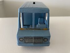 Vintage Ertl International Harvester Metro Delivery Van Coin Bank Blue Excellent picture