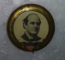 Antique 1896 William Jennings Bryan Political Presidential Campaign Pinback picture