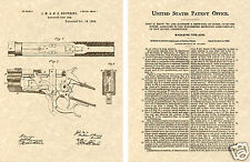 WINCHESTER 1886 LEVER ACTION PATENT Art Print READY TO FRAME John Browning Gun picture