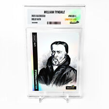 WILLIAM TYNDALE Holographic Card 2023 GleeBeeCo #WLGB-L LIMITED to /49 picture
