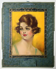 Miss America, Vintage Thos D Murphy Co Calendar Salesman Sample Pin Up Portrait picture