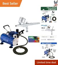 Professional Multi-Purpose Airbrush Kit with 6ft Hose and 1/5hp Quiet Compressor picture