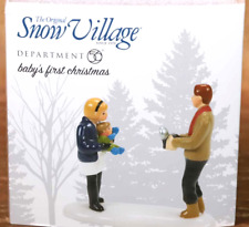 DEPT 56 BABY'S FIRST CHRISTMAS 6007269 SNOW VILLAGE CHRISTMAS picture