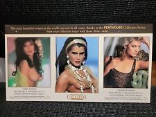PENTHOUSE COLLECTORS SERIES 1992 TRI-FOLD CARD ~ #14, #52, #74 picture