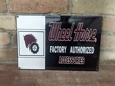 VINTAGE WHEEL HORSE FACTORY ACCESSORIES PORCELAIN METAL SIGN TRACTOR 12