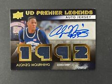 2014/15 UD PREMIERS LEGENDS CAR JERSEY ALONZO MOURNING TOP DECK #32 picture