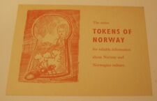 Book Ordering Postcard TOKENS OF NORWAY Johan Grundt Tanum Forlag UNUSED NR picture