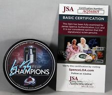 LOGAN O'CONNOR SIGNED 2022 COLORADO AVALANCHE STANLEY CUP CHAMPIONS Puck JSA COA picture