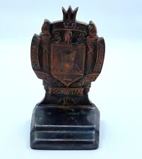 VINTAGE US NAVY BRONZE NAVAL ACADEMY SEA SHIP ANCHOR STATUE MILITARY BOOKEND USA picture