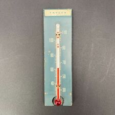 Vintage Taylor Wall Thermometer Wood 6