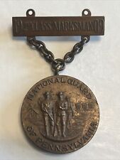 1909 Pennsylvania National Guard 2nd Class Marksman Medal Antique U.S. Pre War picture