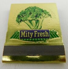Mity Fresh Watsonville Canning Food Company Full Unstruck Vintage Matchbook Ad picture