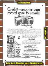 Metal Sign - 1910 Columbia Phonograph Indestructible Cylinder Records picture