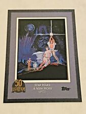 2021 Topps Star Wars: Lucasfilm 50th Anniversary #1 - Star Wars: A New Hope picture