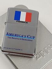 Zippo America's Cup Regatta FRANCE on Brushed Chrome Lighter - JUN (F) 1998 picture