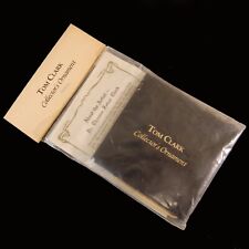TOM CLARK 1995 COLLECTORS ORNAMENT ~ Unopened 24kt Gold on Brass with Pouch COA picture