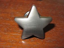 Longaberger 2008 Pewter Star Knob for Woodcrafts Lid #23576 NIB NOS AMERICANA picture