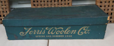Ferris Woolen Co. Spring Summer 1948 Advertising Store Display Box Chicago  picture