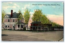 c1910's Sumner Avenue Looking East Scene Sheridan Wyoming WY Unposted Postcard picture
