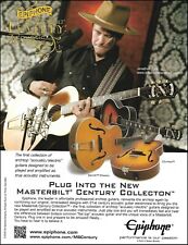 Jonathan Tyler Epiphone Masterbilt Century Series acoustic guitars advertisement picture