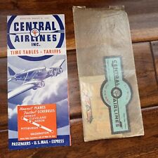PENNSYLVANIA CENTRAL AIRLINES TIMETABLE APRIL 1935 picture